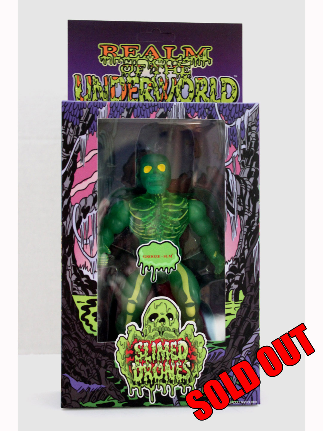 SLIMED DRONES NYCC Exclusive Variant Green GROOZE SUM MIB FIGURE - Click Image to Close